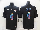 Nike Raiders #4 Derek Carr Multi-Color Black Crucial Catch Vapor Untouchable Limited Jersey,baseball caps,new era cap wholesale,wholesale hats